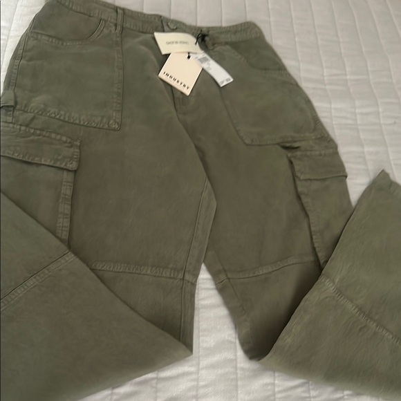 NWT Industry Republic Cargo Pants Lyocell Linen
Cotton Straight Leg Women's Sz10 - Picture 6 of 17